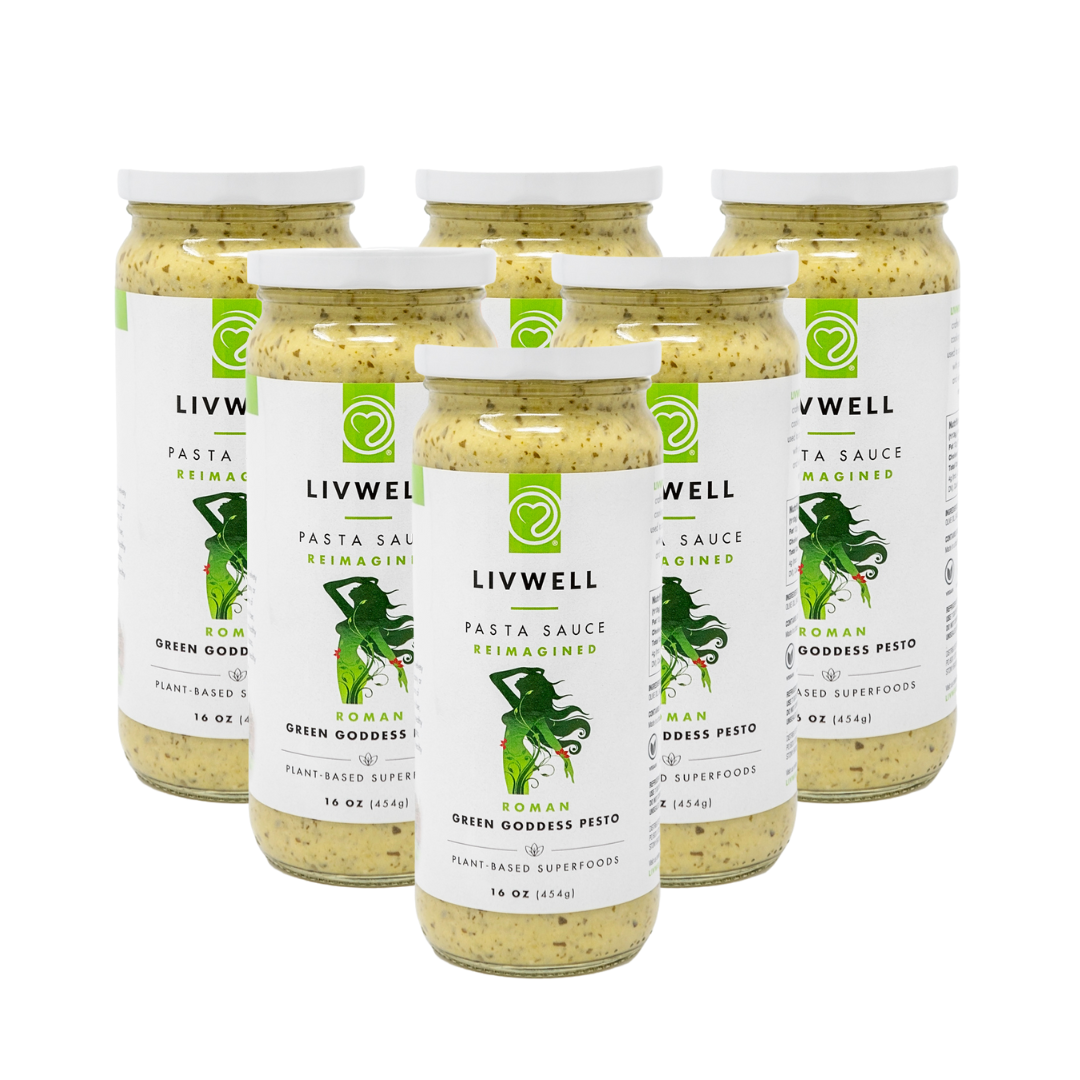 Roman Green Goddess Pesto Pasta Sauce - 6 pack