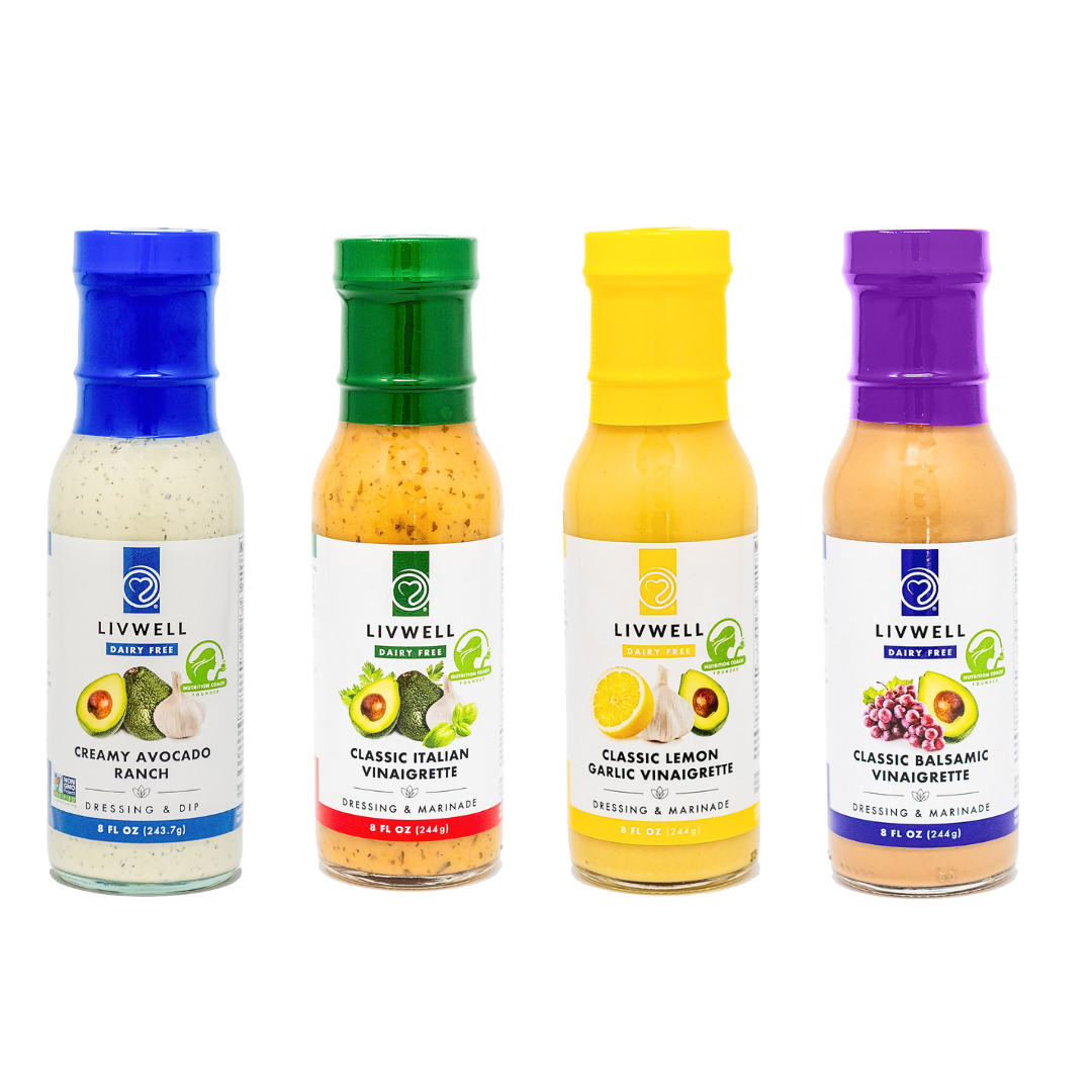 Livwell Dressing and Dip Multipack (Dairy Free) | 4 pack