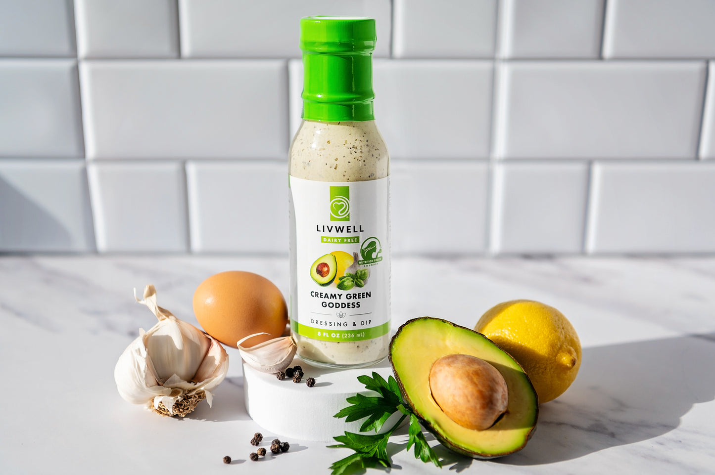 Creamy Green Goddess Dressing and Dip (Dairy Free) | 6 pack