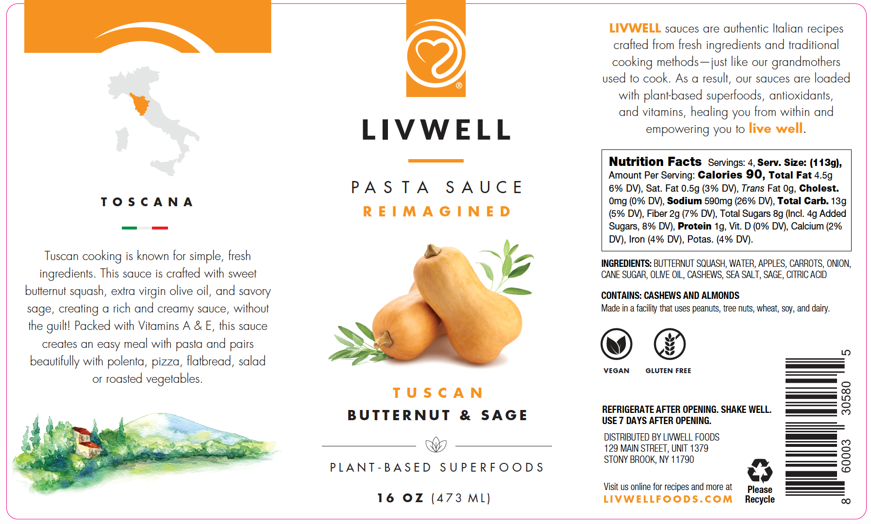 Tuscan Butternut Pasta Sauce