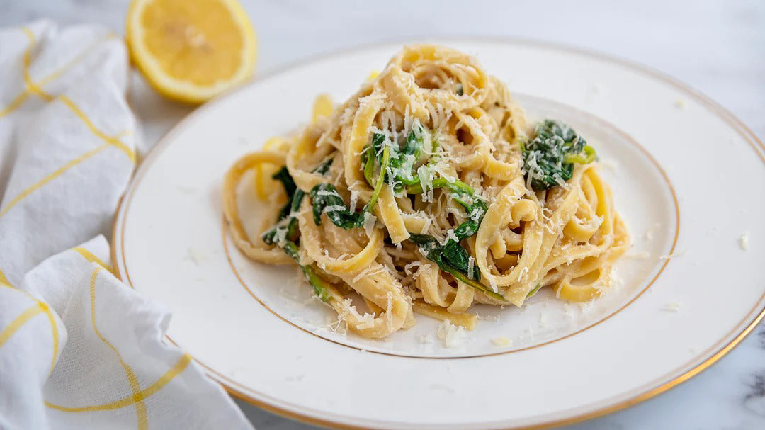 Vegan Fettuccine Alfredo (Less than 15 minutes!)