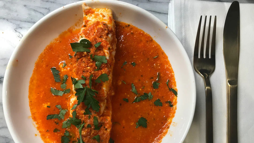 Roasted Halibut with Romesco Sauce