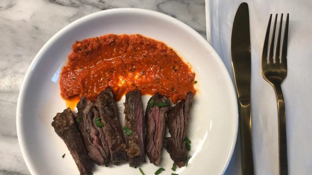 LIVWELL Foods · Grilled Steak with Romesco Sauce · Shopify
