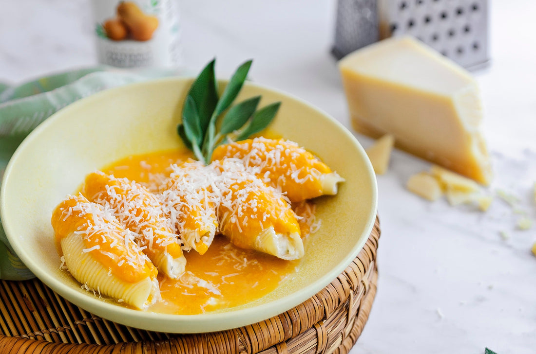 Stuffed Shells with Tuscan Butternut Sauce