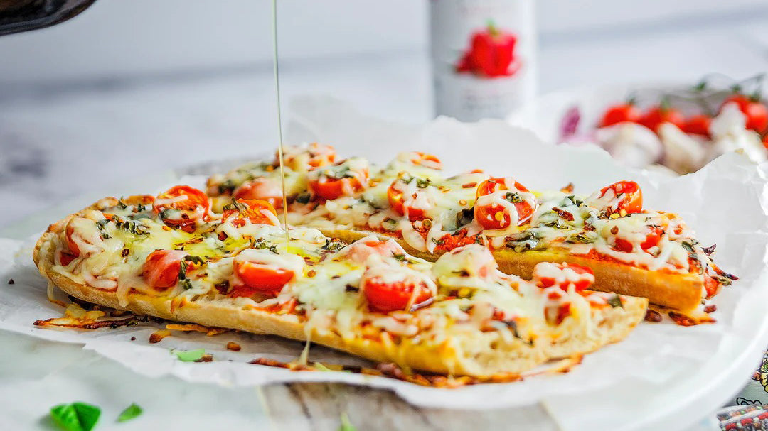 Flatbread Pizza with Romesco Sauce