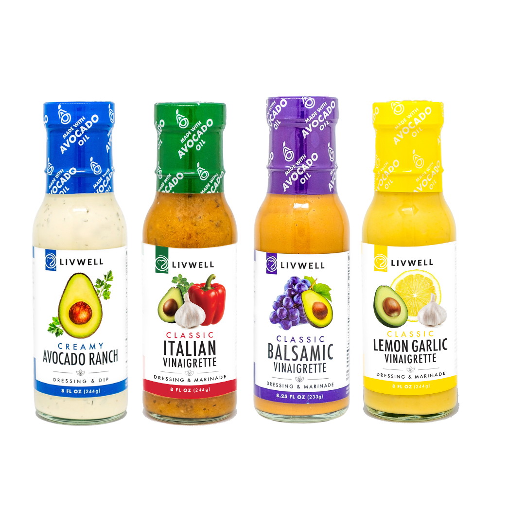 Livwell Vinaigrette & Marinade Multipack (Dairy Free) | 4 pack