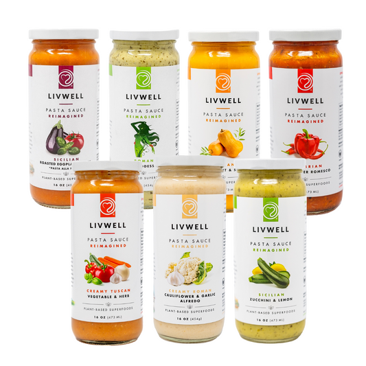 LIVWELL Collection Vegan Pasta Sauce - 7 pack