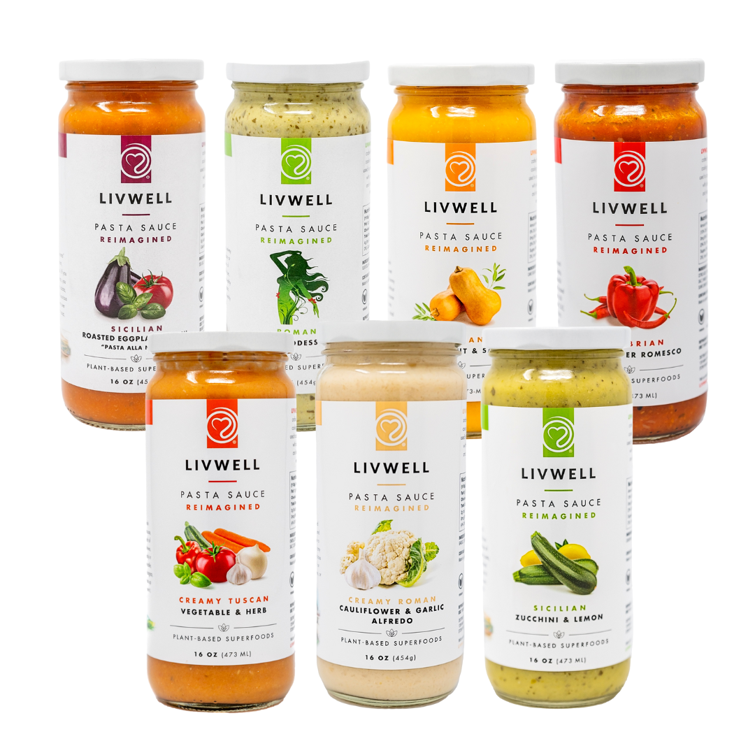 LIVWELL Collection Vegan Pasta Sauce - 7 pack