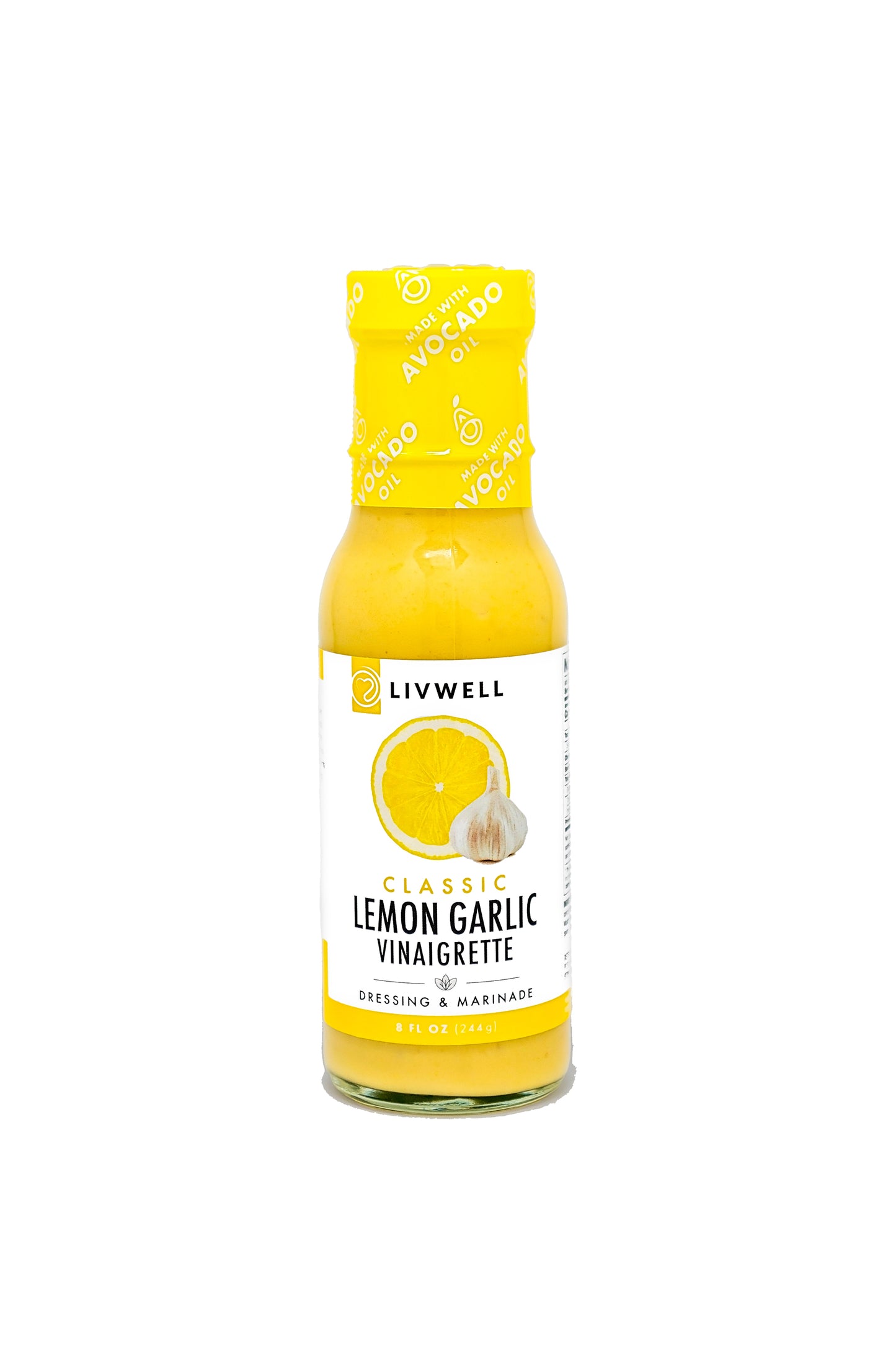 Classic Lemon Garlic Vinaigrette & Marinade (Dairy Free) | 6 pack