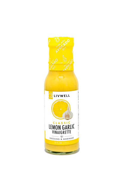 Classic Lemon Garlic Vinaigrette & Marinade (Dairy Free) | 6 pack
