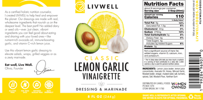 Classic Lemon Garlic Vinaigrette & Marinade — 3-Pack