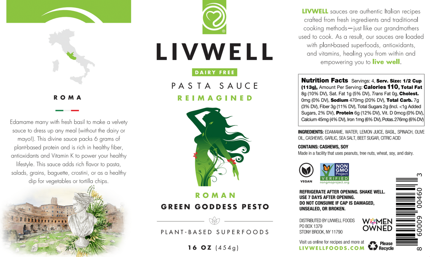 Roman Green Goddess Pesto Sauce — 6-Pack