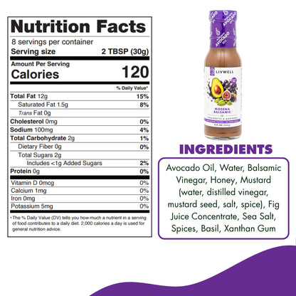 Modena Balsamic nutrition facts