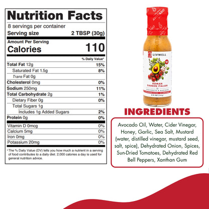 Roman Garden Italian nutrition facts
