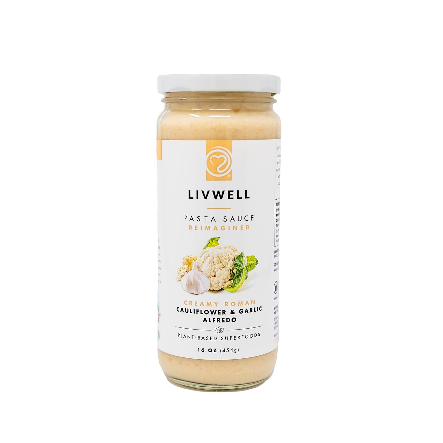 plant based white pasta sauce Roman Cauliflower Vegan Alfredo Pasta Sauce